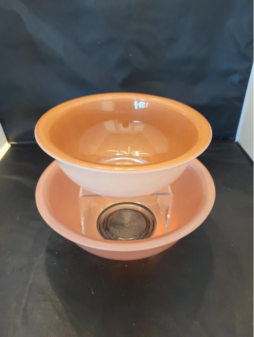 PYREX 2 tone clear bottom bowl #323 #325